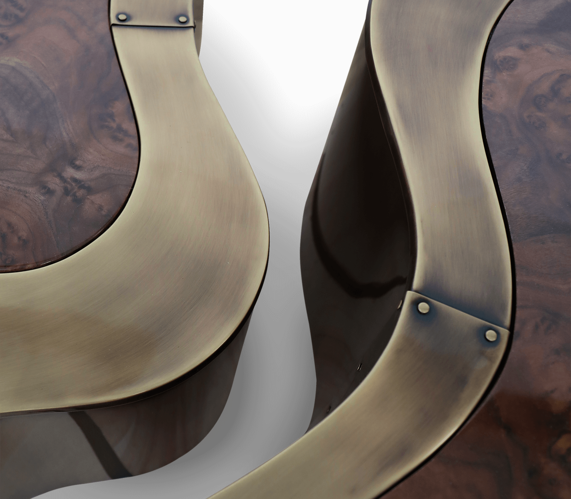 Набор журнальных столов Crest Patina & Walnut