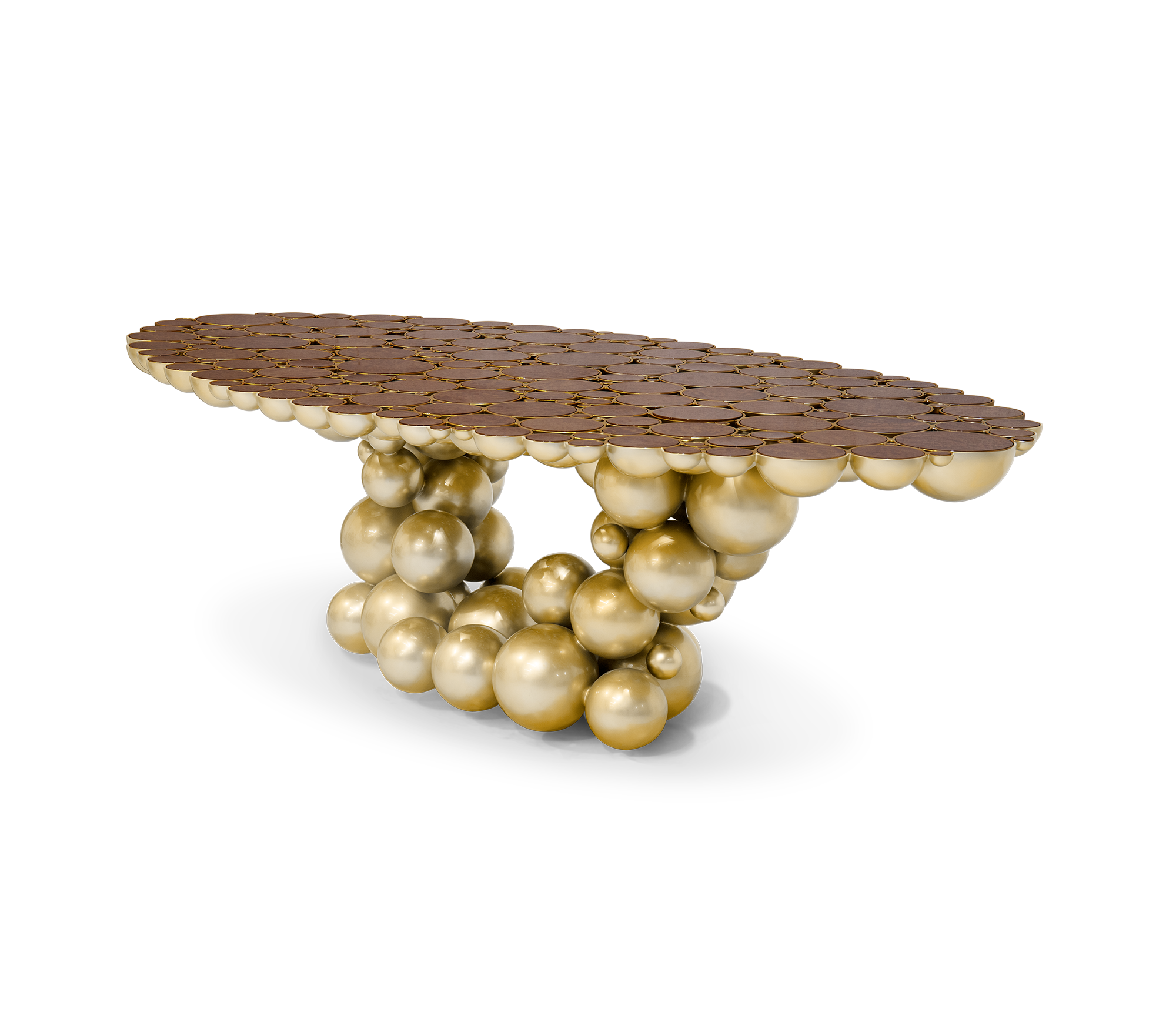 Обеденный стол Orbit Walnut Luxe