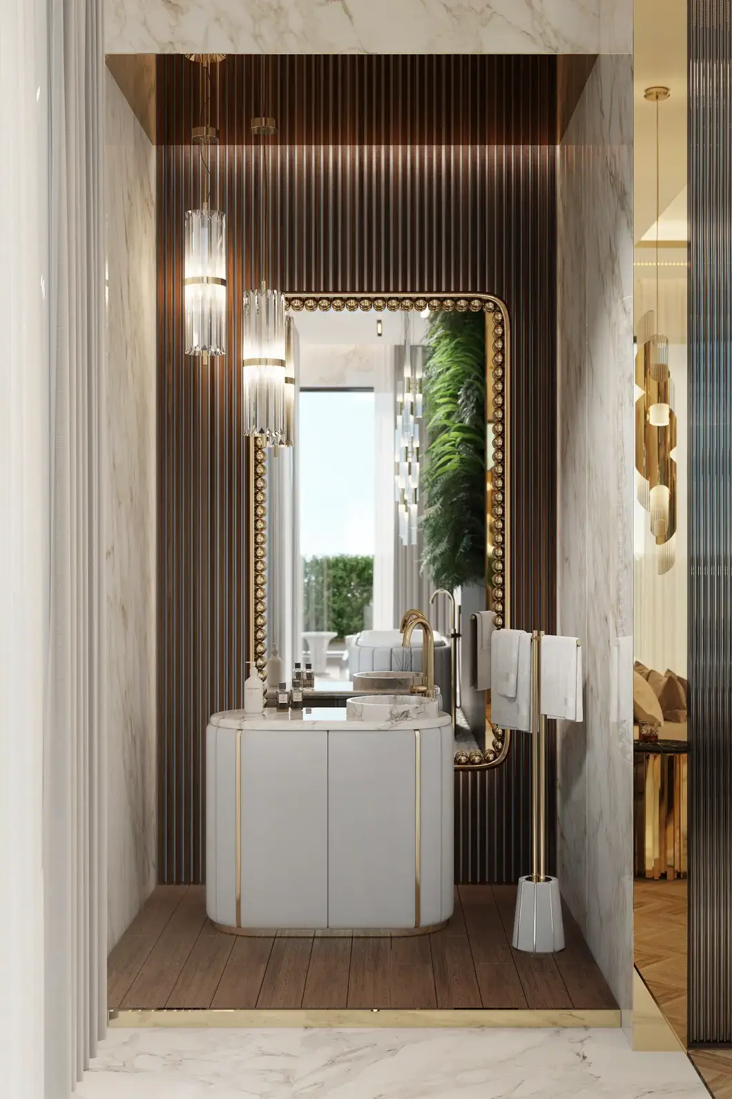 Прямоугольное зеркало Orbit