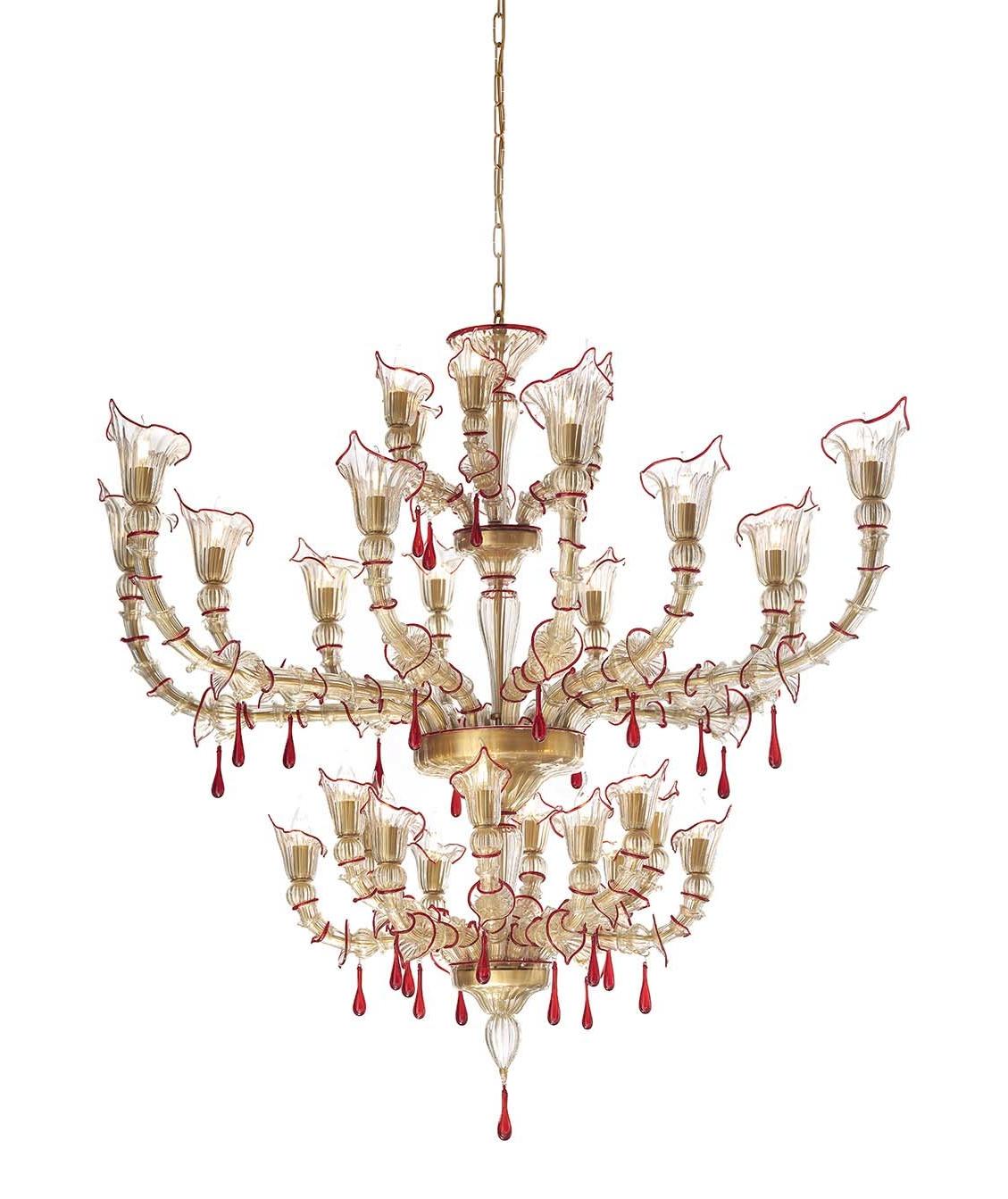 Murano алтын шандалы Rezzonico