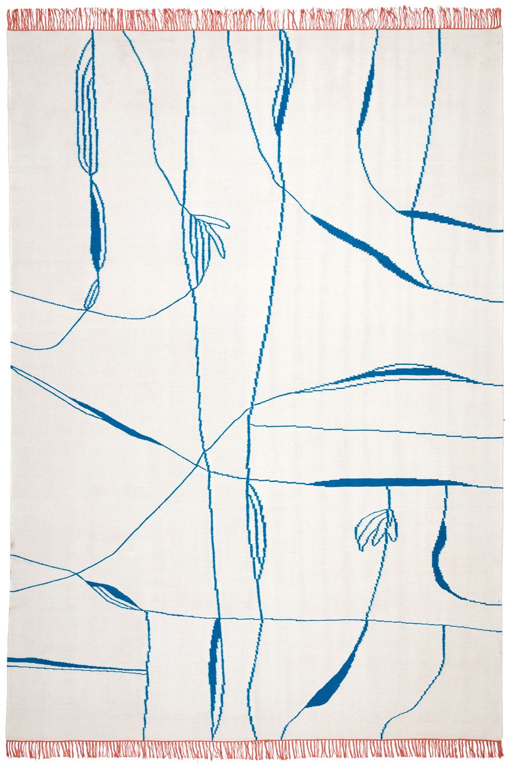 Ковер красного цвета Ravie Rouge