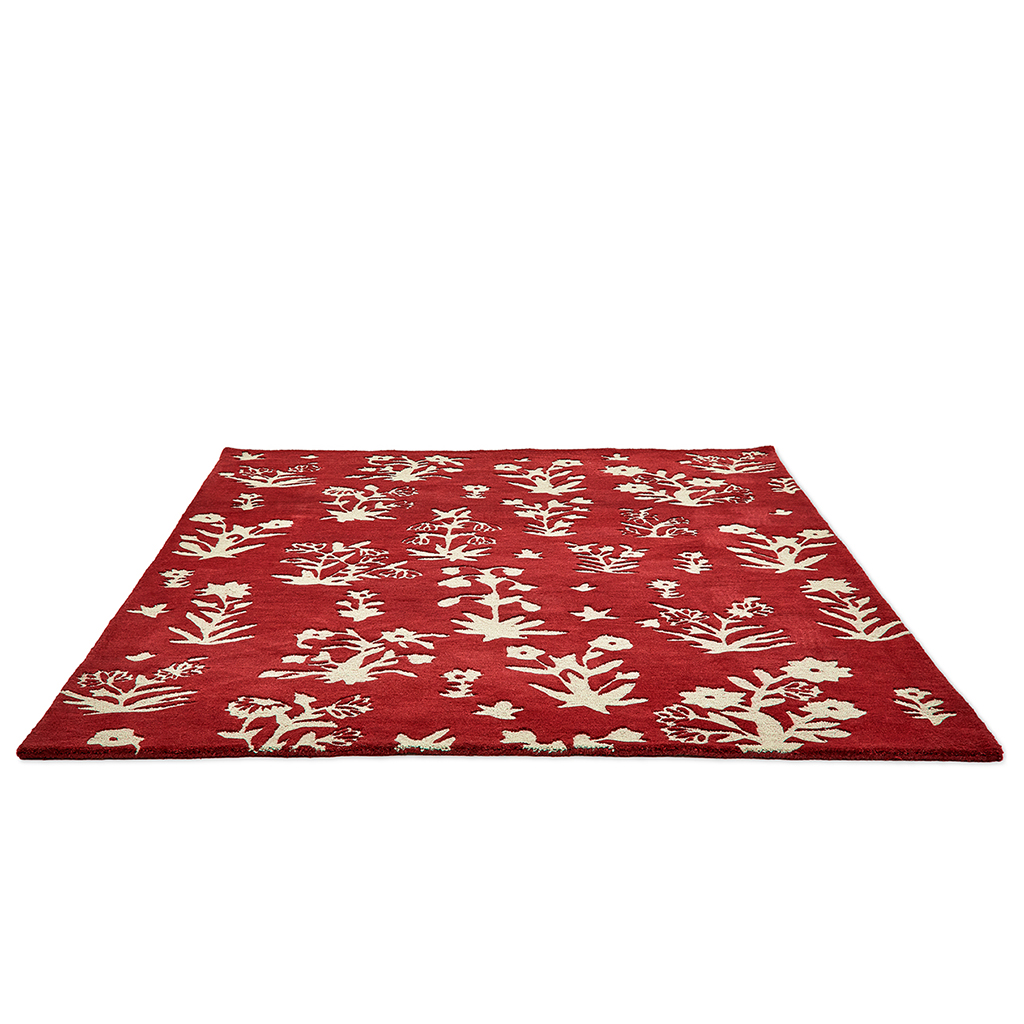 Жүн кілем Woodland Glade Damson Red 146800 | Өлшемі: 250 x 350 см
