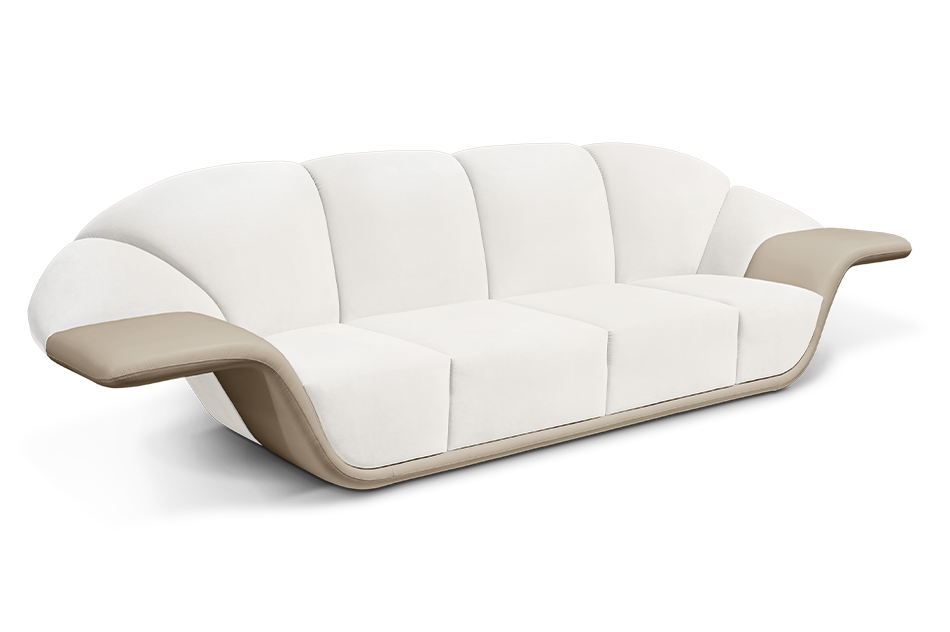 Диван кремовый Klaus