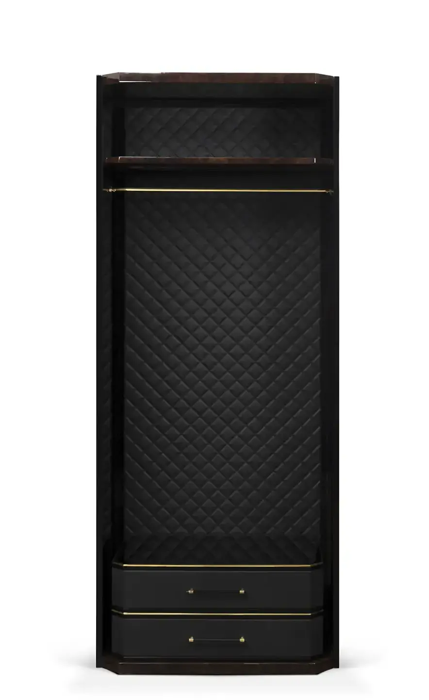 Гардероб черный Cadence