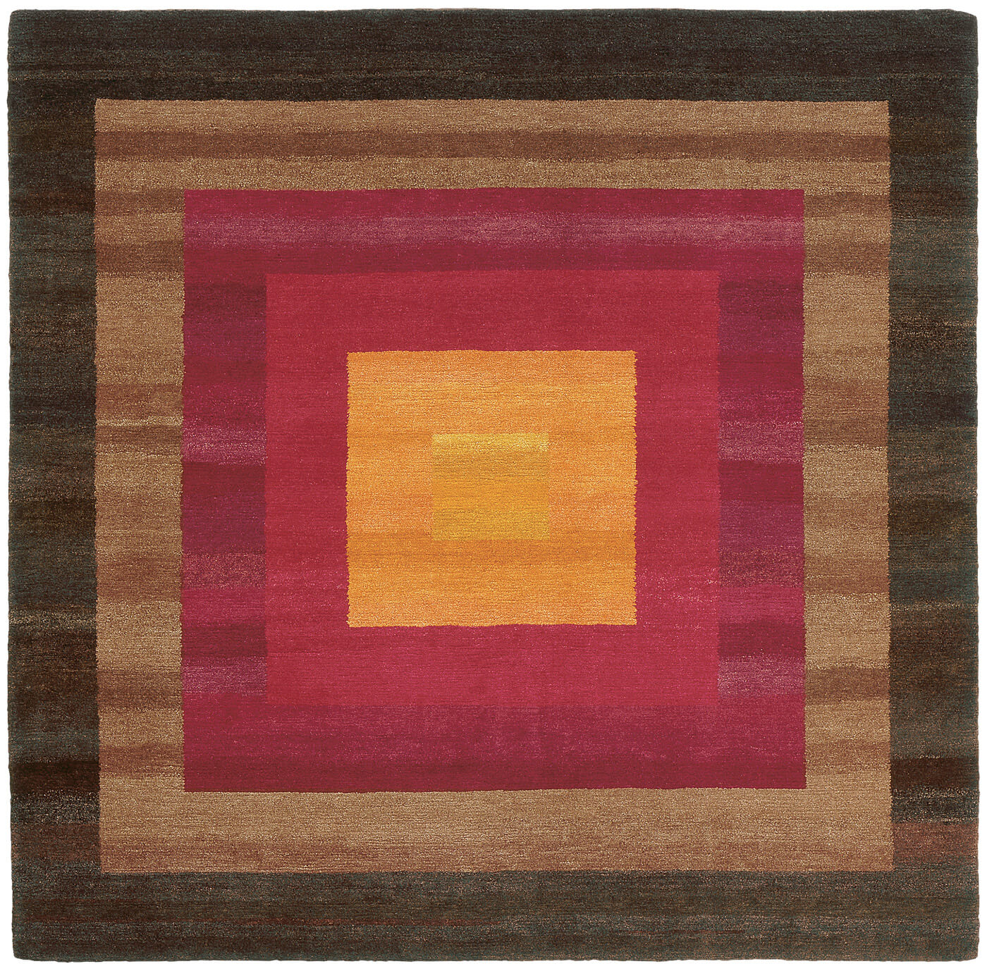 Ковер 6 Border Orange Brown