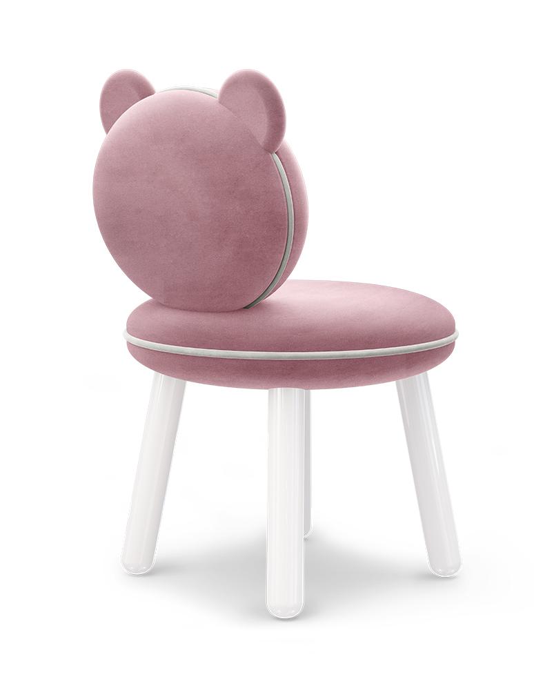 Детский стул Fluffy Bear Pink