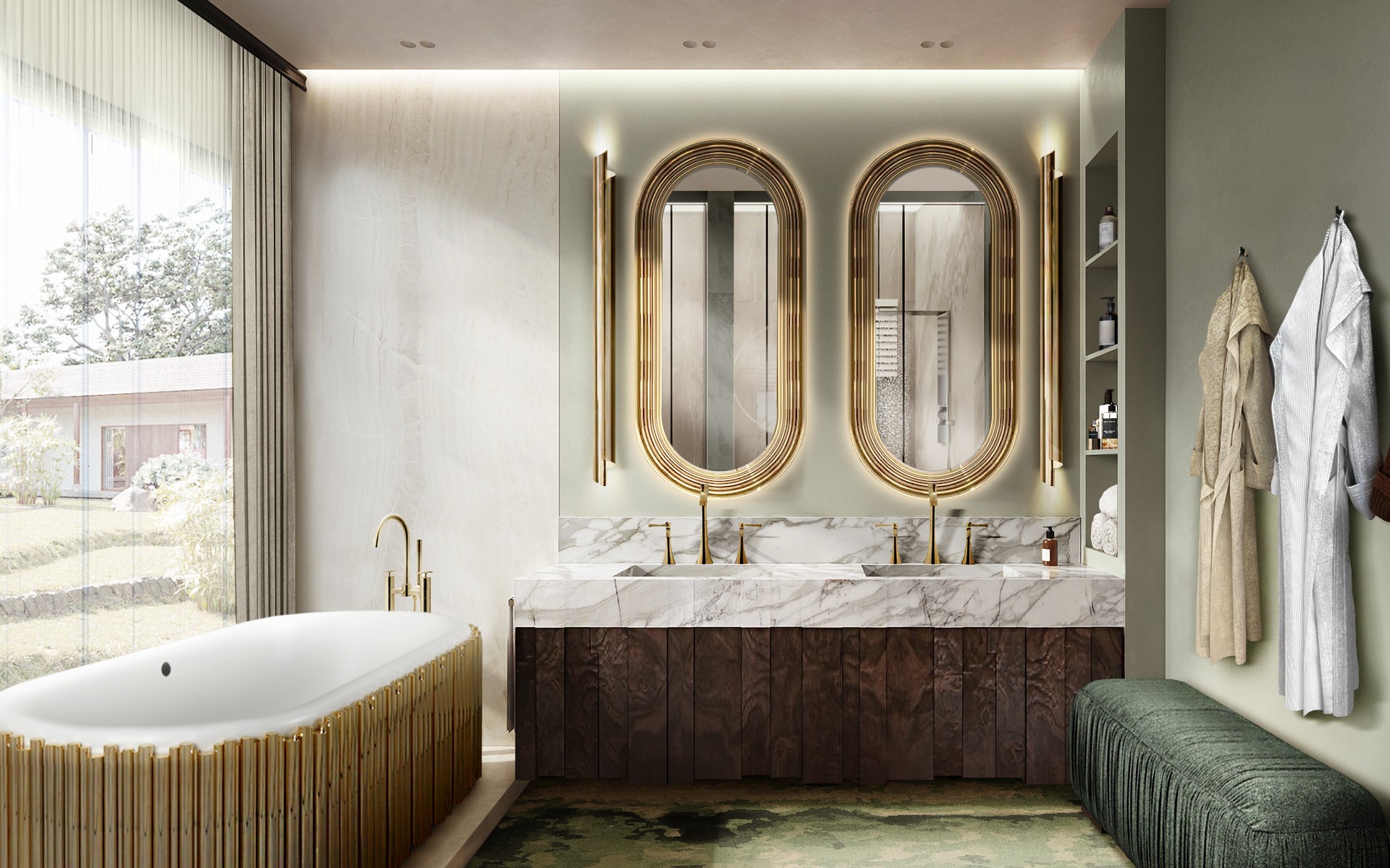 Тумба с раковиной Geoglyph