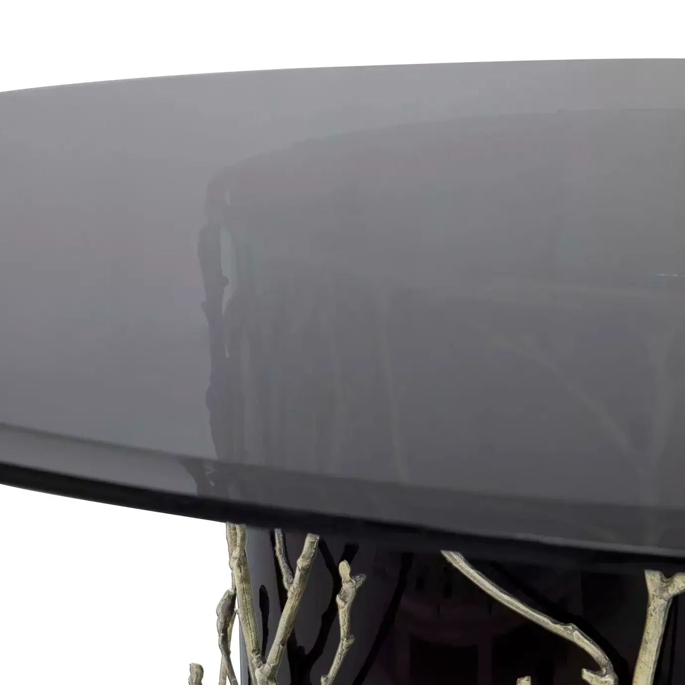 Обеденный стол со стеклянной столешницей Elowen