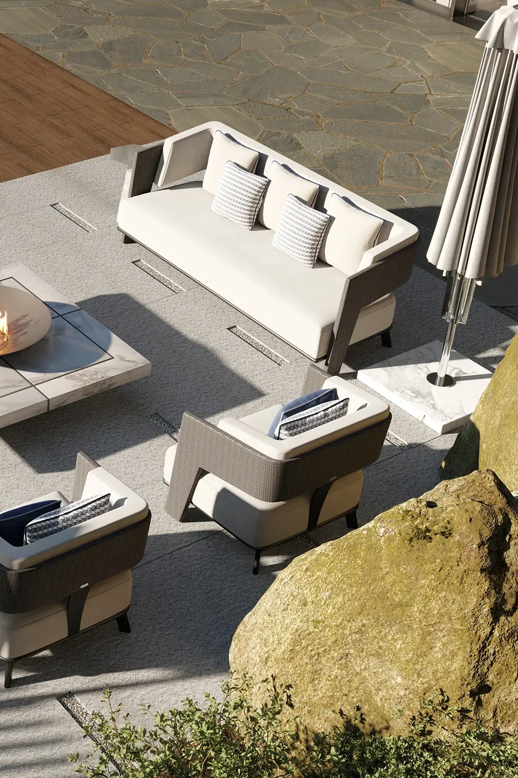 Диван Crown серый - 2