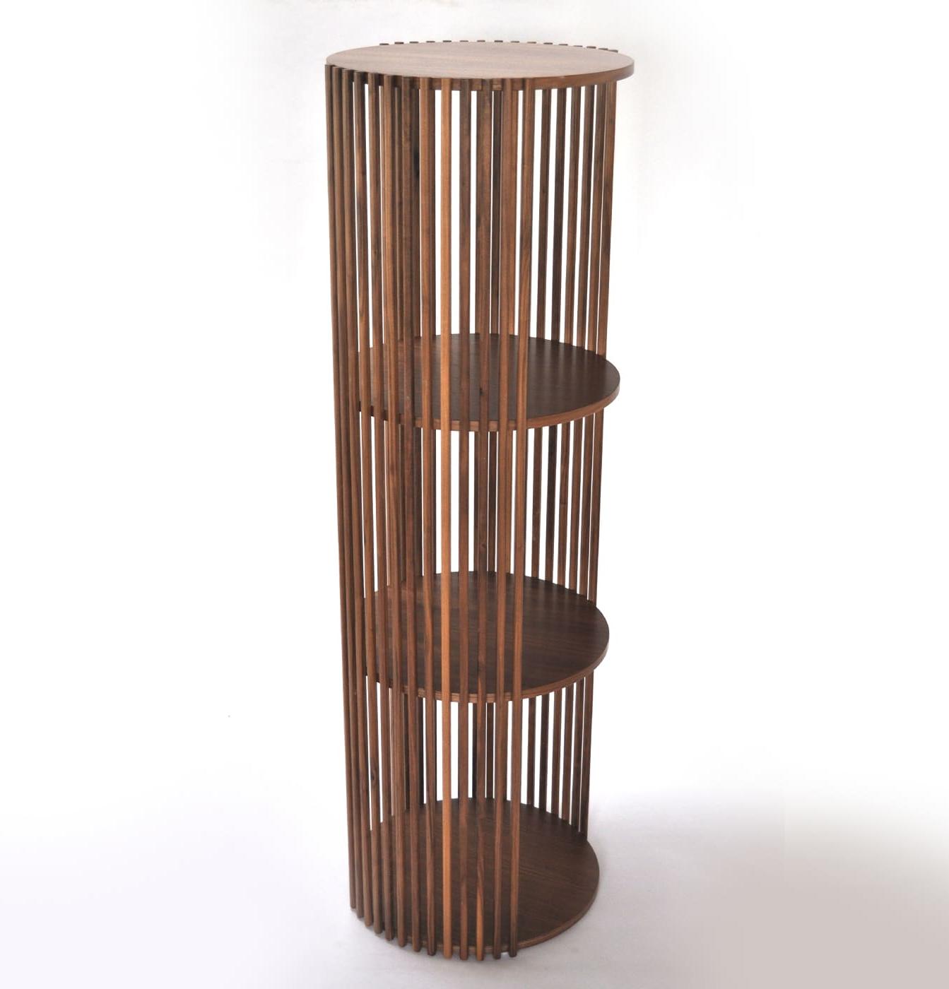 Авторский книжный шкаф из дерева