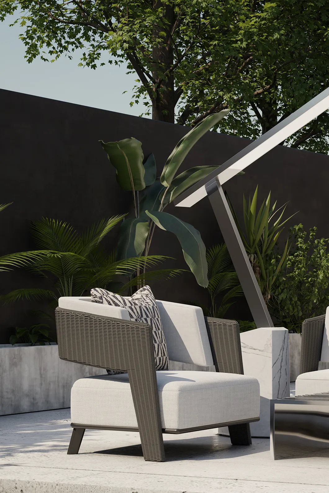 Кресло Crown серое - 4