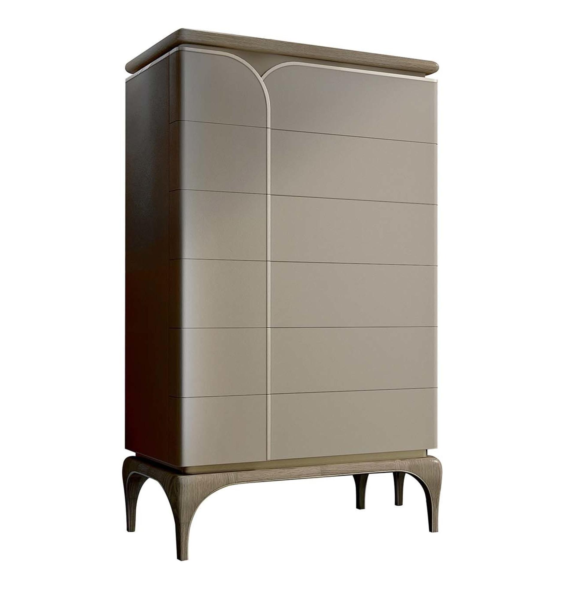 Высокий комод Luxury Beige