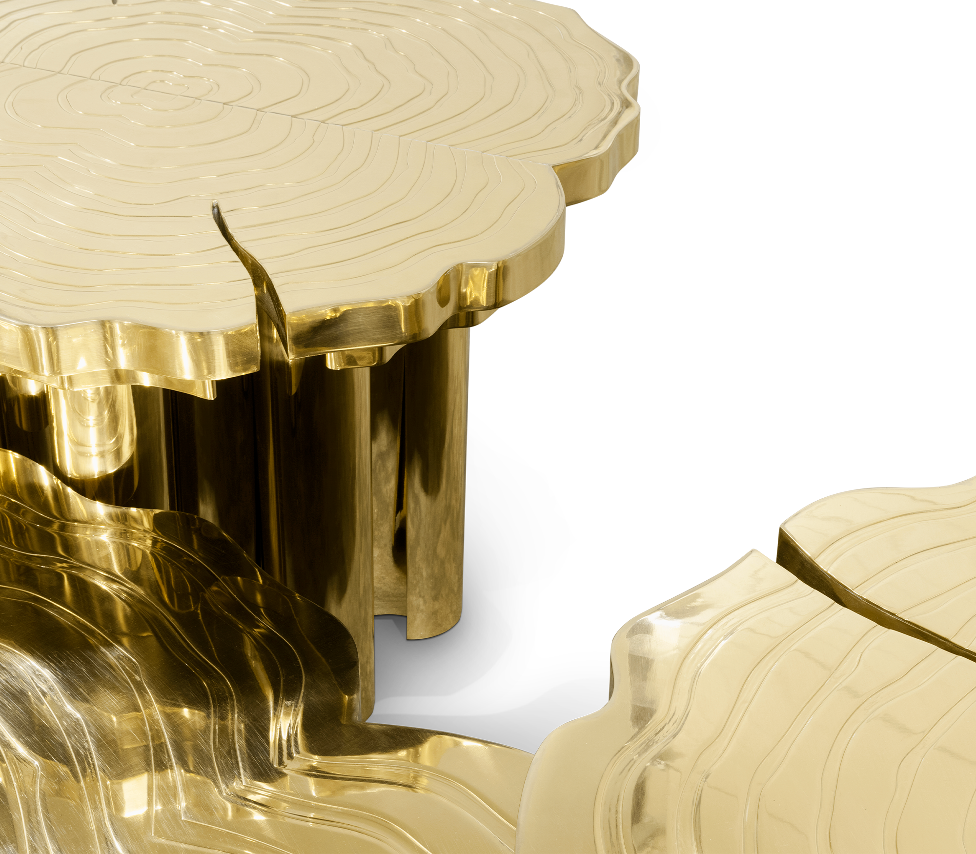 Журнальные столы Fortuna Gold, комплект из 3