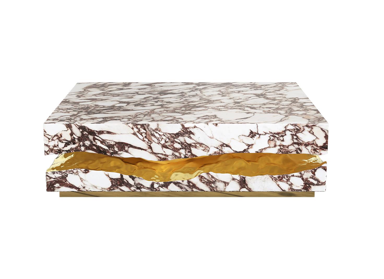 Обеденный стол Boulder Calacatta Violla Marble