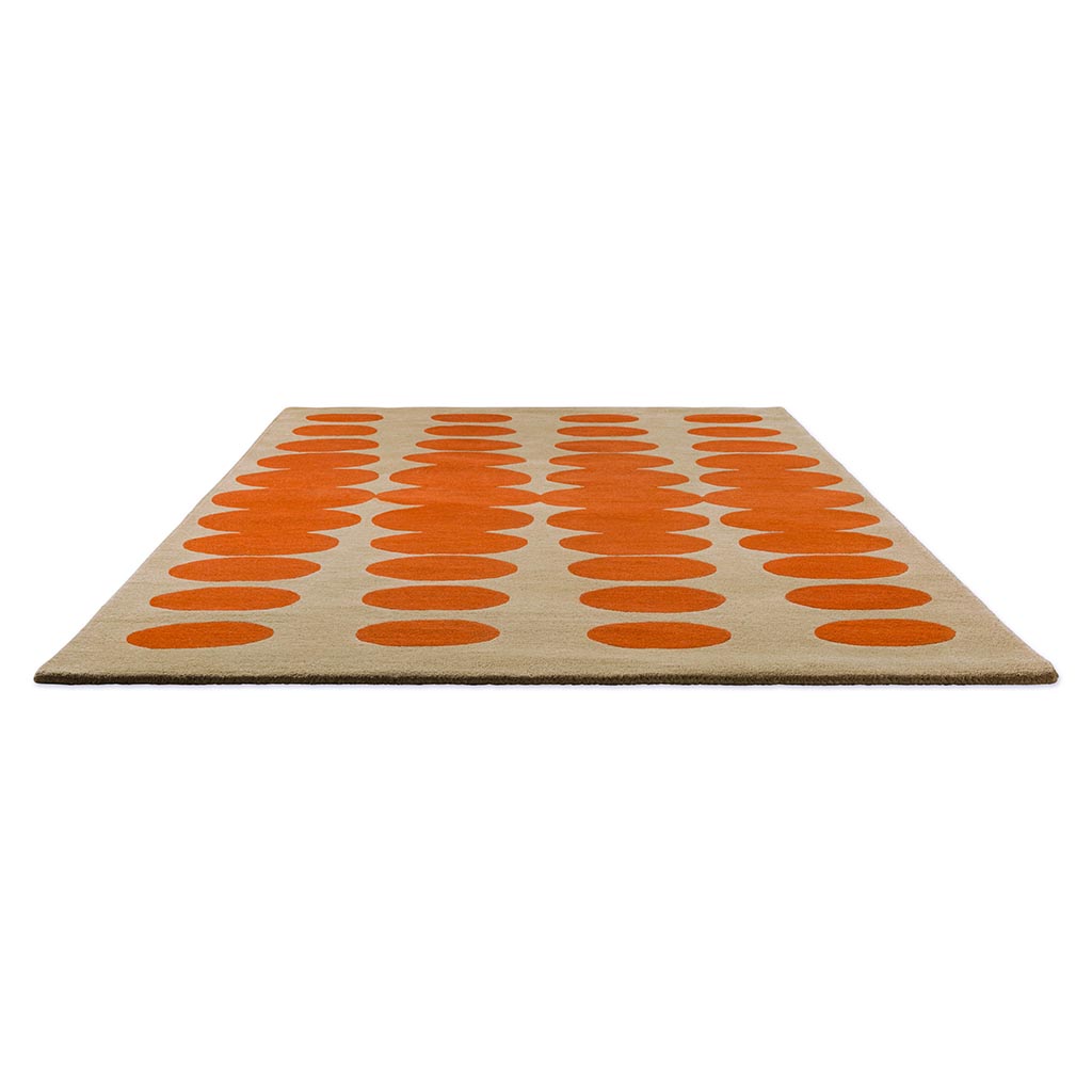 Ковер Optical Oval Orange/Sand | Размер: 250 × 350 см