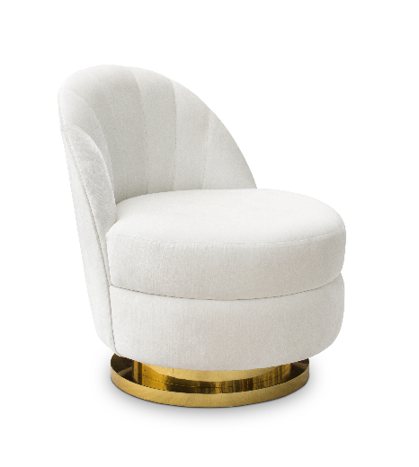 Одноместный диван белый Galen