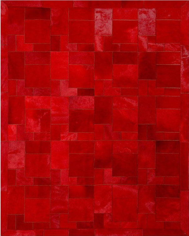 Ковер из коровьей шкуры Puzzle col.5 | Размер: 180 x 300 см