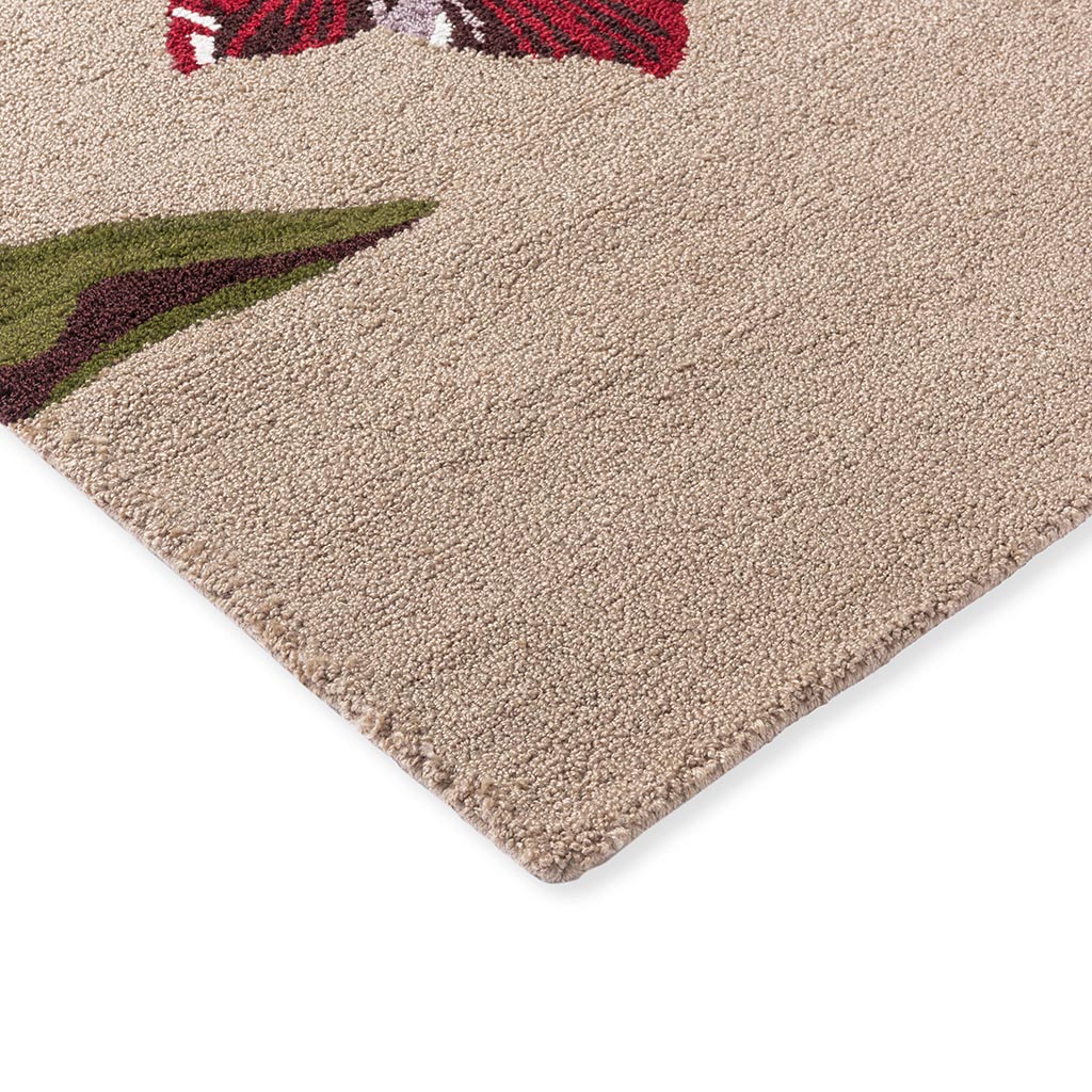 Ковер уличный Botanical Tulip Beige / Red | Размер: 250 x 350 см