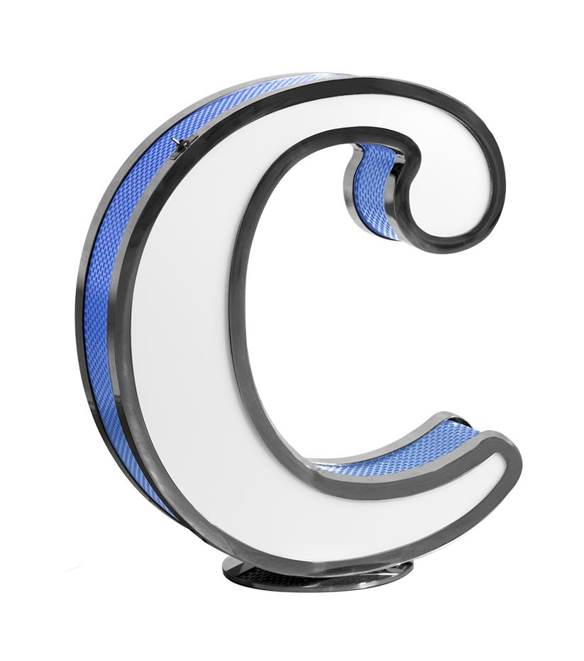 Декоративтік шам Classic әрпі C