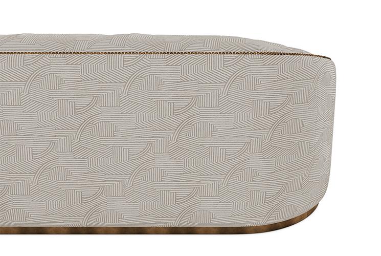 Изогнутый диван бежевый Premium Comfort