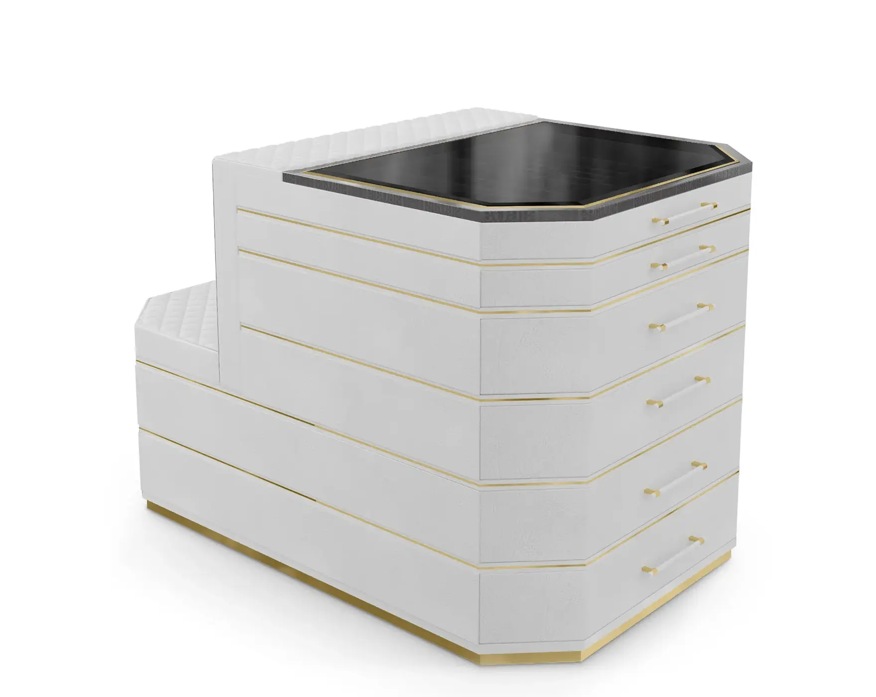 Остров для гардероба серый Cadence