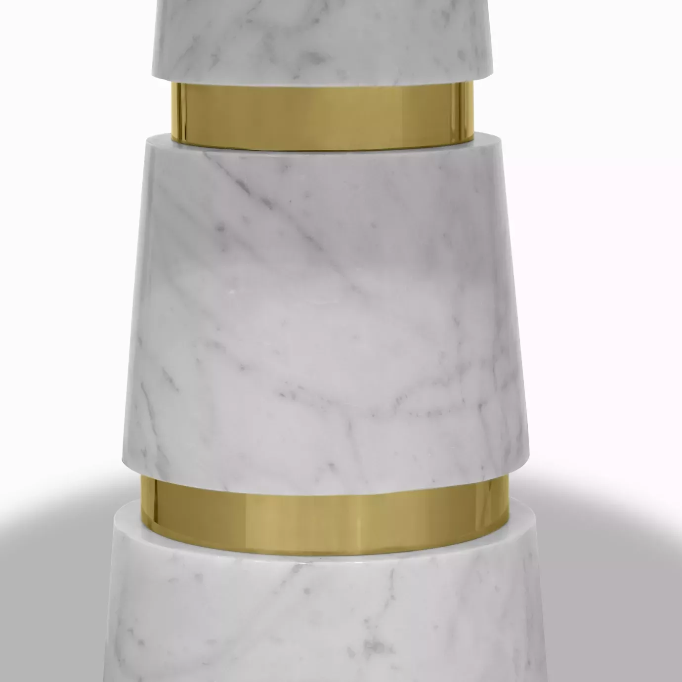 Обеденный стол из мрамора Carrara Avalanche