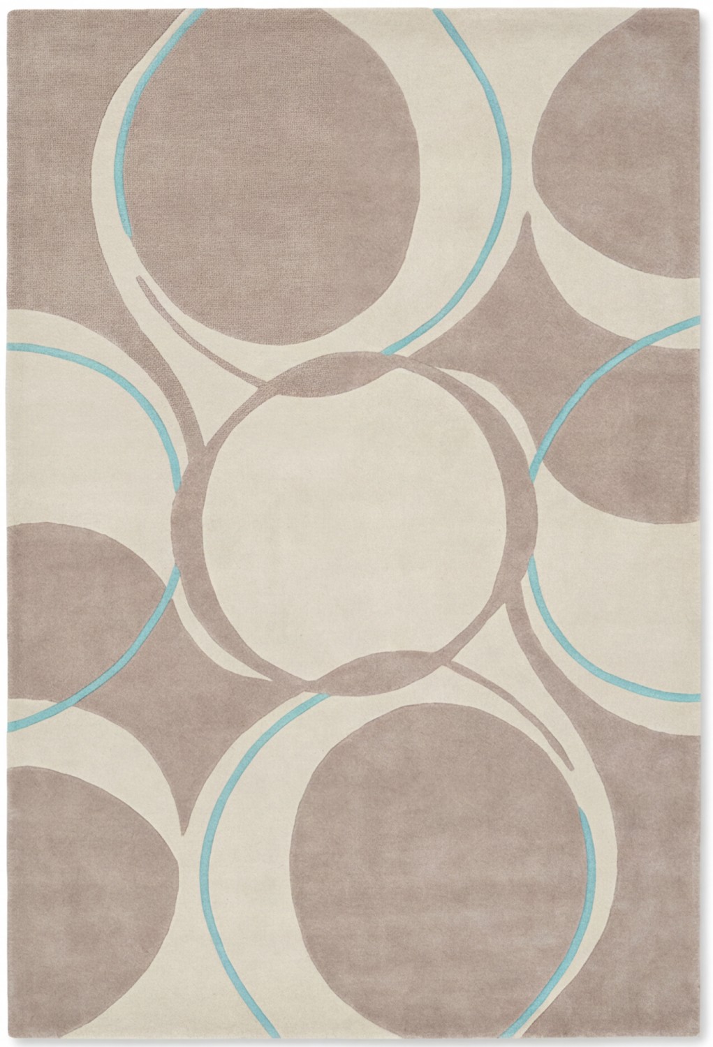 Эксклюзивті қолмен тоқылған кілем Circular Calm