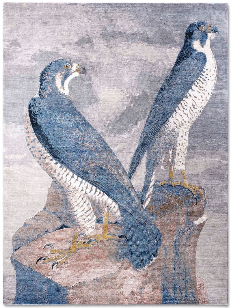 Қолмен жасалған кілем Falcon
