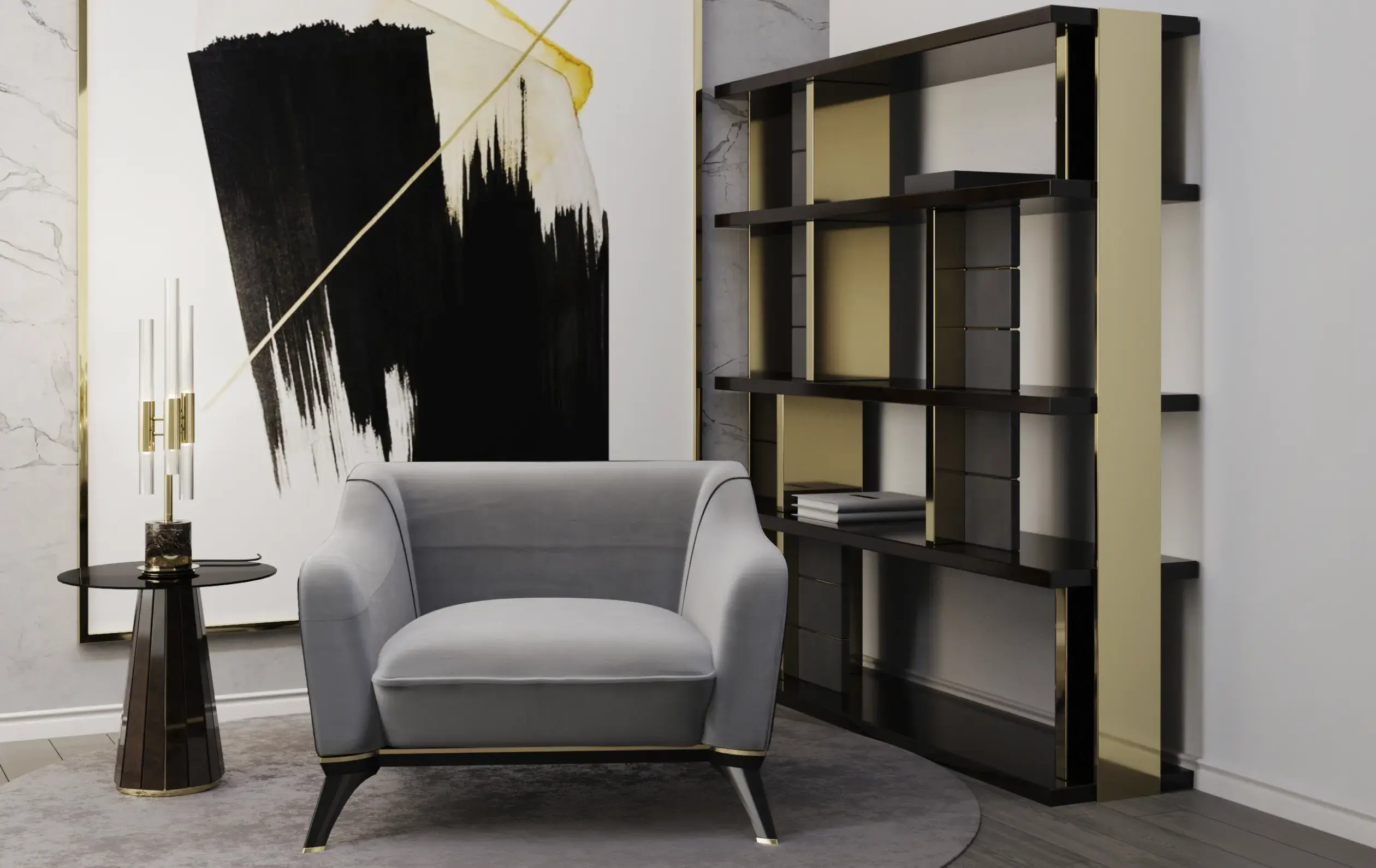 Приставной стол коричневый Radiance II - 3