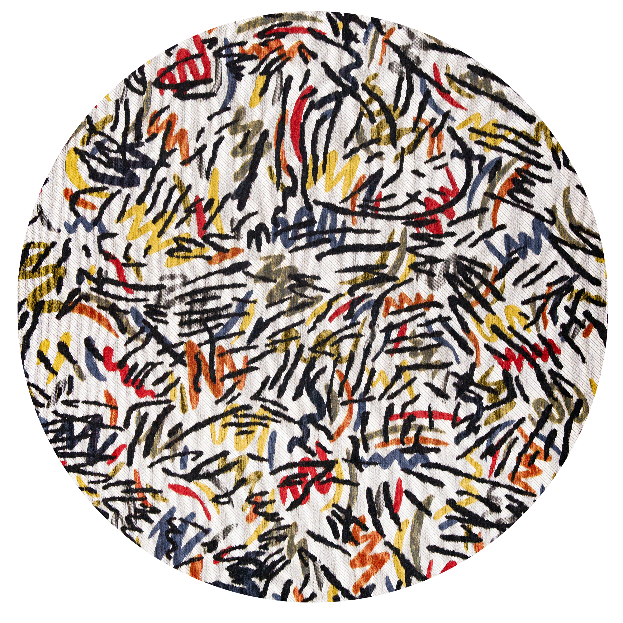 Дөңгелек кілем Street Graph 9144