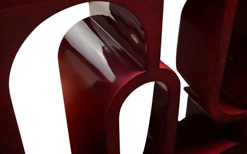 Глянцевая консоль красная Premium