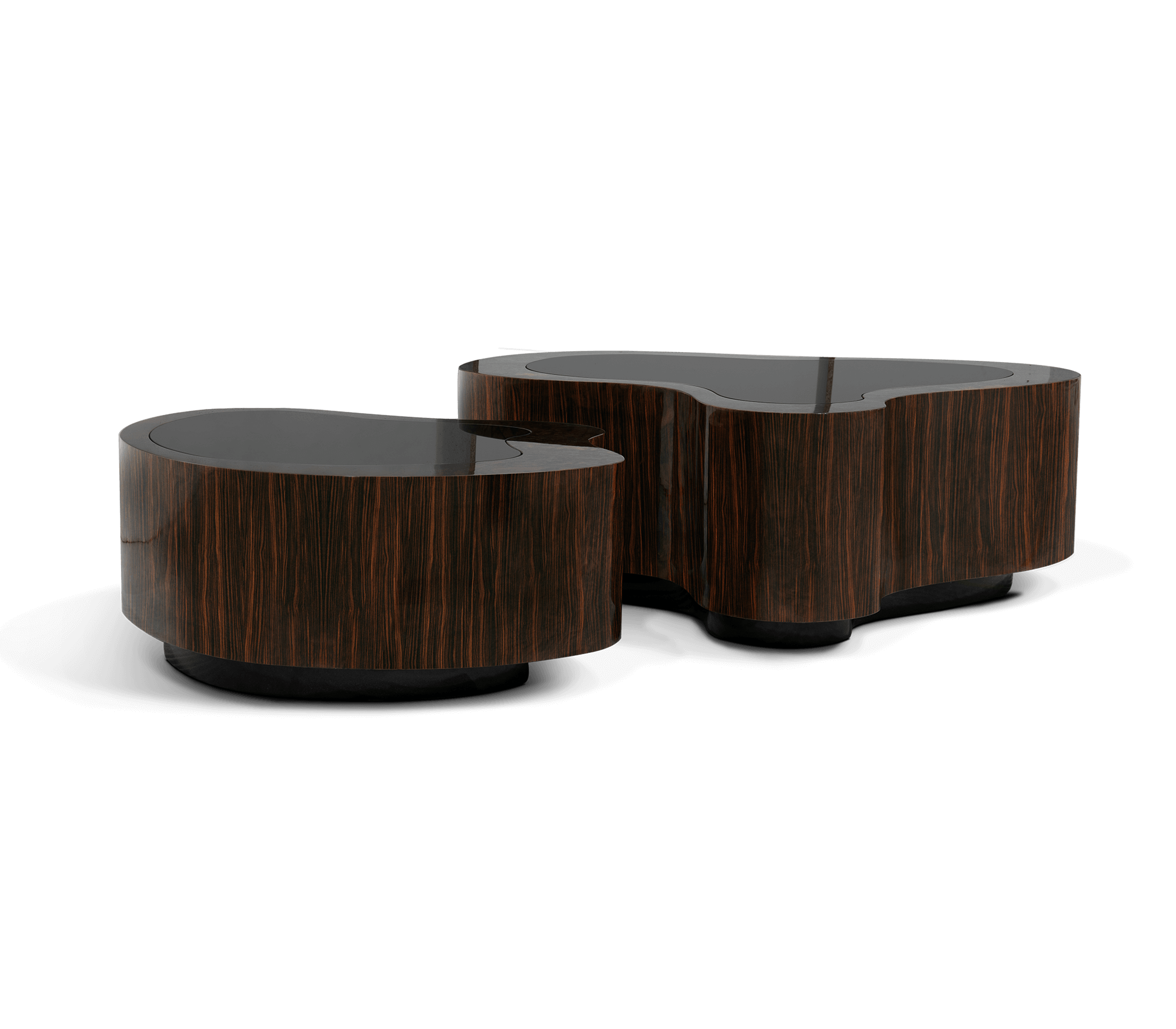 Набор журнальных столов Crest Ebony | Конфигурация: Small