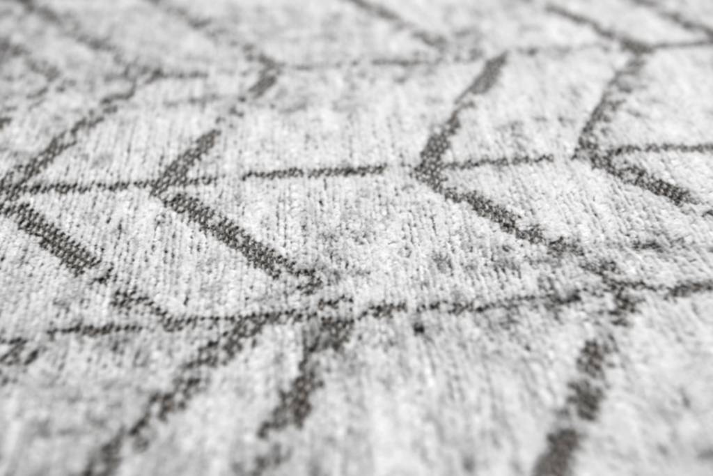 Кілем 8652 Black On White | Өлшемі: 80 x 150 см
