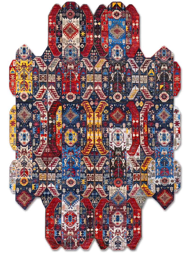 Роскошный кілем Multishape қолмен жасалған