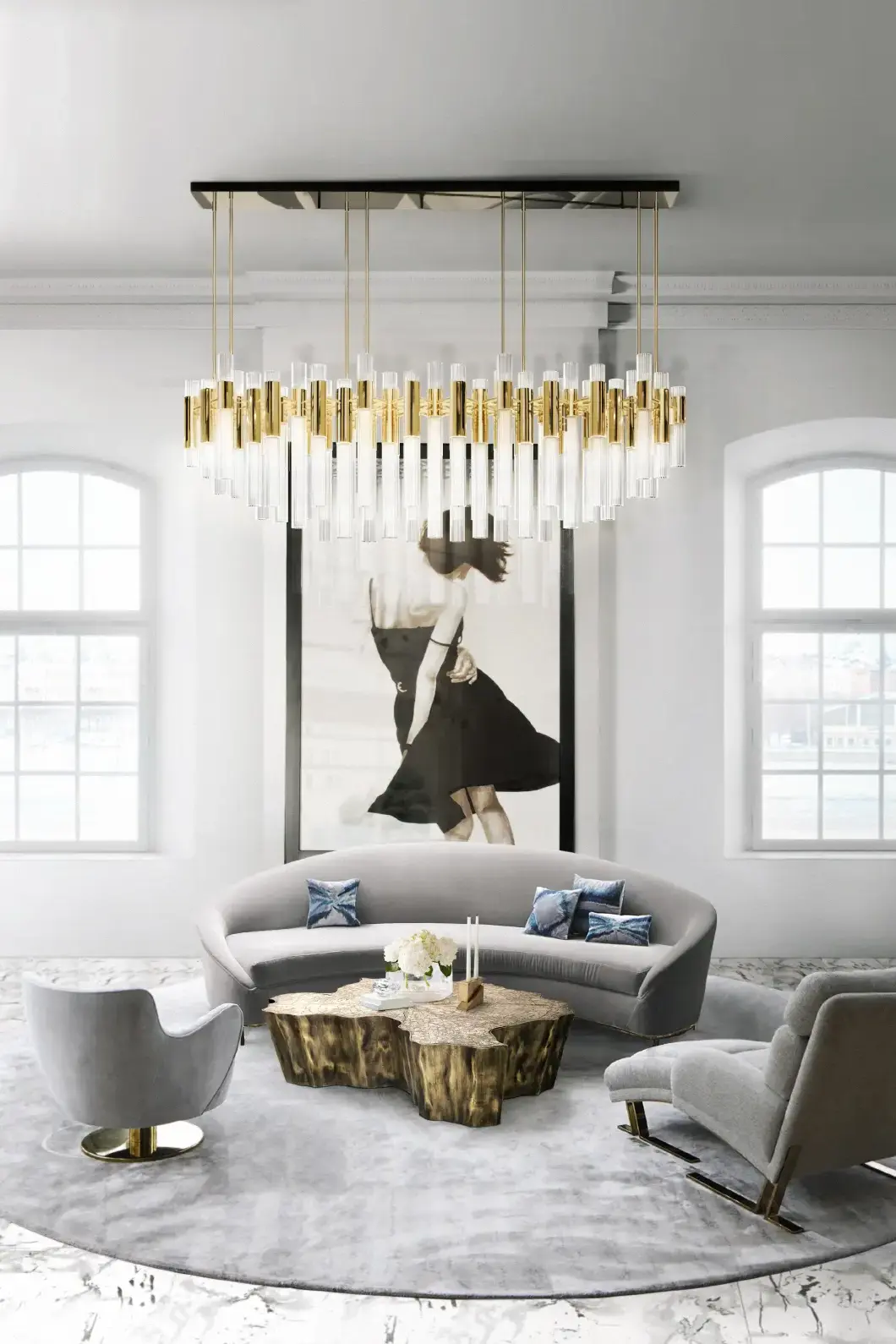 Подвесной светильник Cascade Rectangular - 8