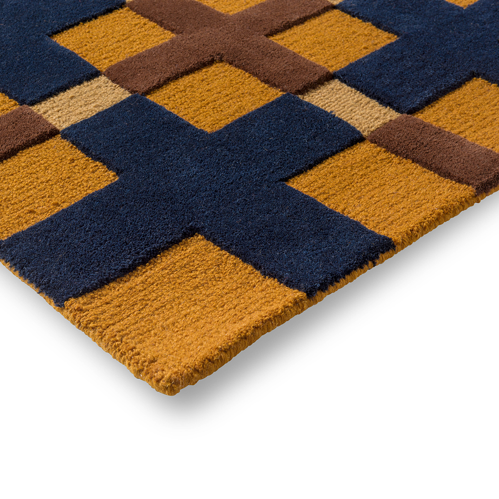 Жүн кілем Decor Milano Golden Ochre 097806 | Өлшемі: 140 x 200 см