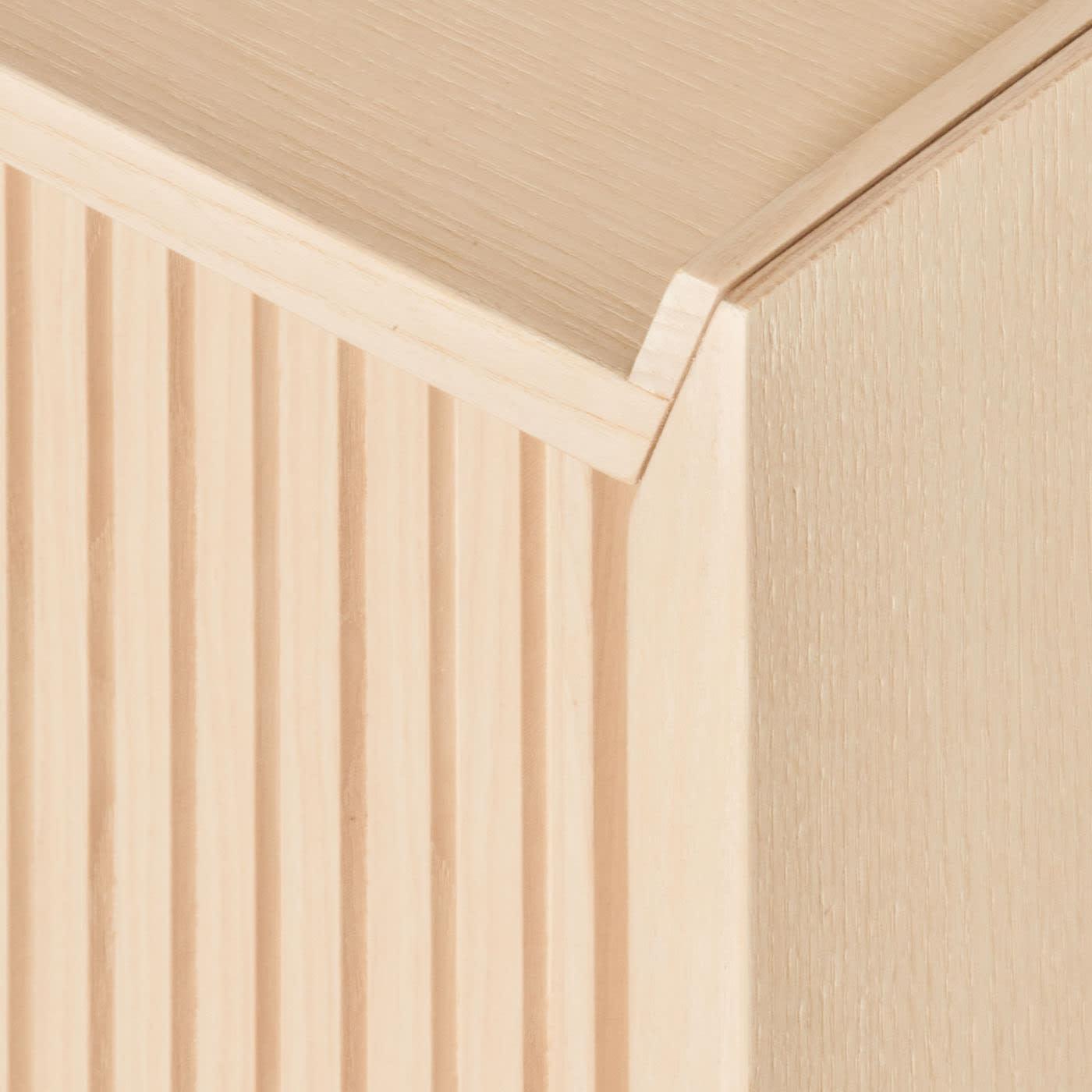 Высокий буфет на 2 двери натуральный Sipario