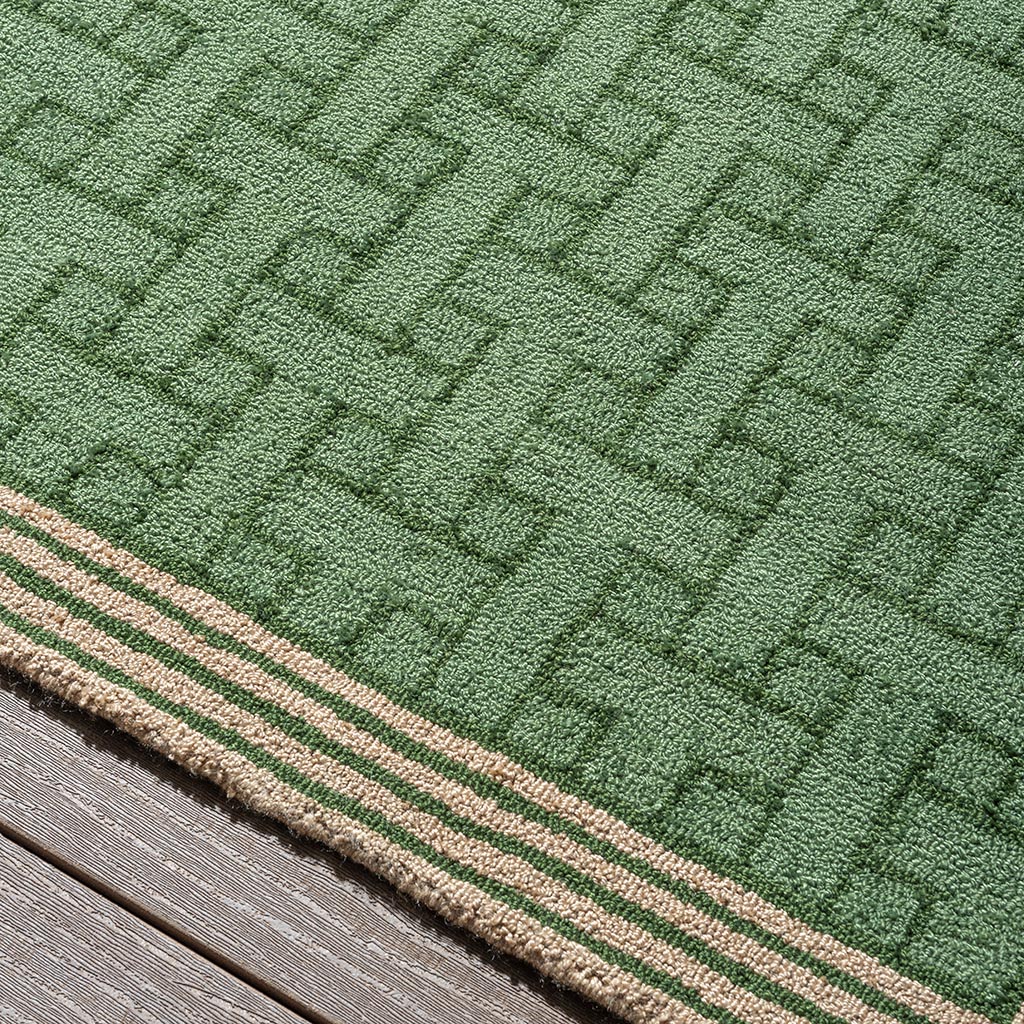 Ковер уличный Monogram Green | Размер: 140 x 200 см