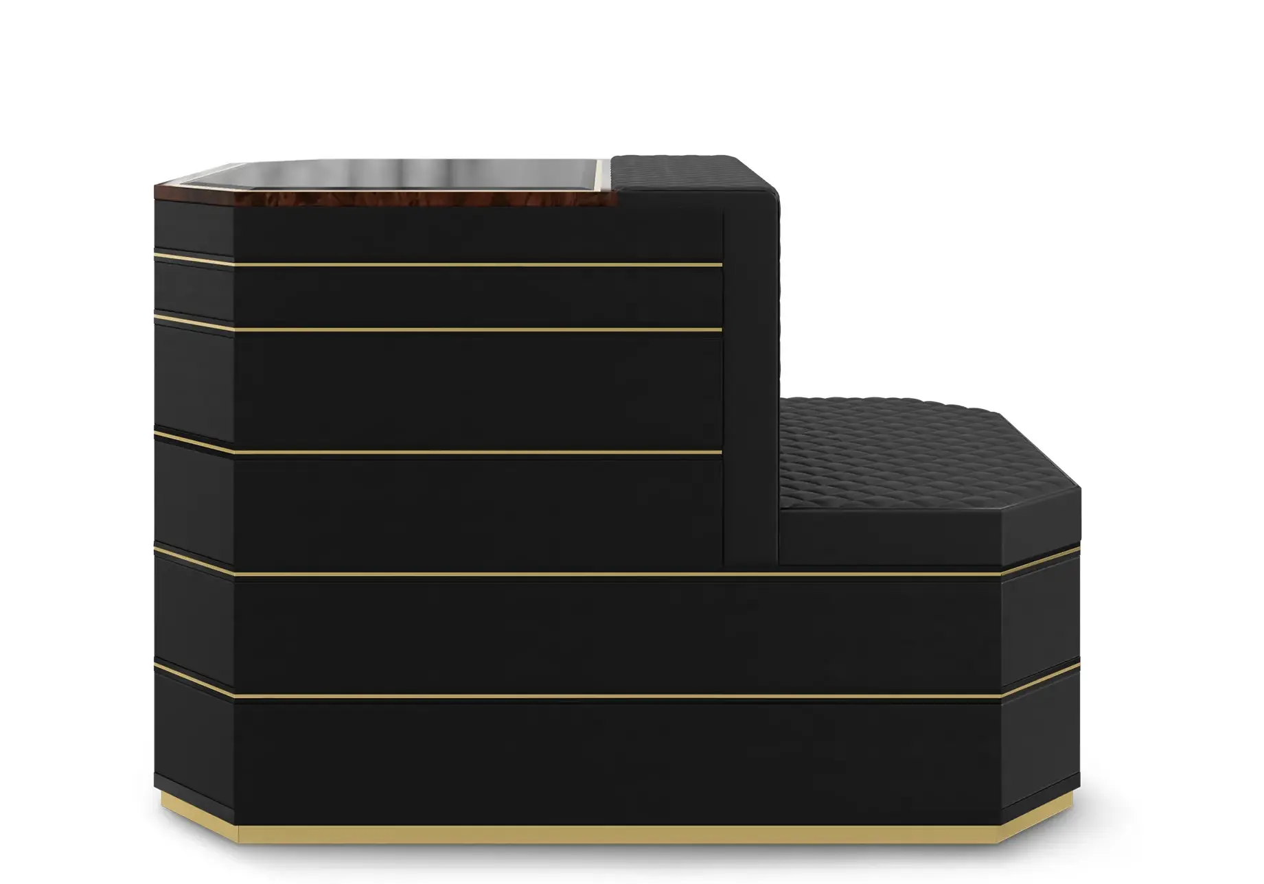 Остров для гардероба черный Cadence