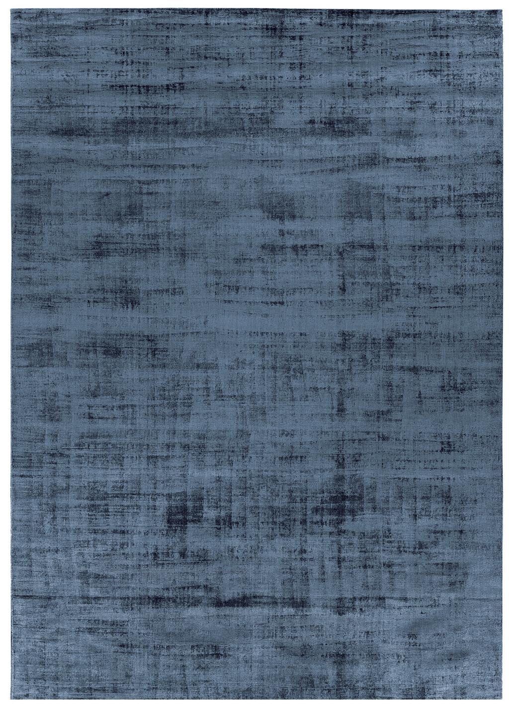 Ковер из бананового шелка цвета Night Blue | Размер: 300 x 400 см