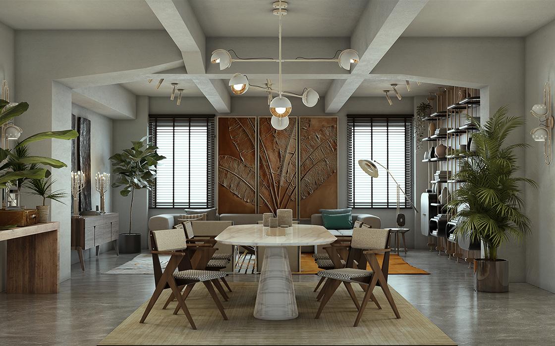 Овальный обеденный стол Forge - 3