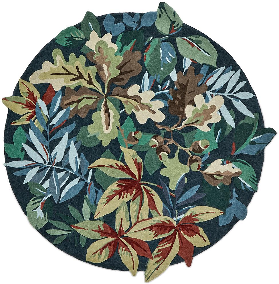 Домалақ кілем Robin’s Wood Forest Green 146508 | Өлшемі: Ø 150 см