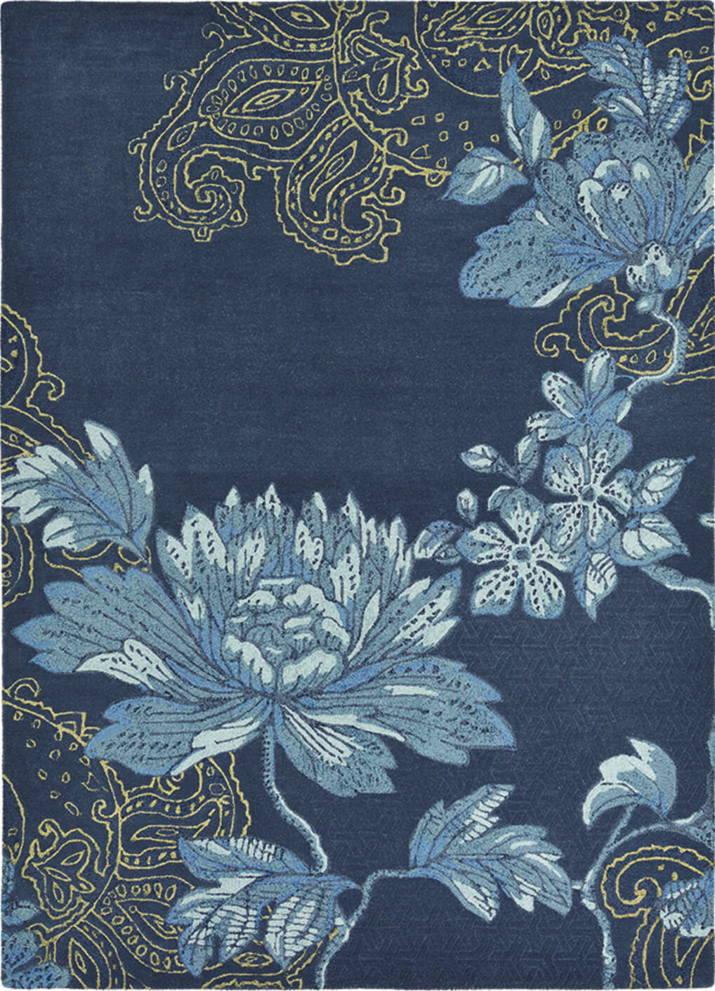 Ковер Fable Floral Blue 37508 | Размер: 120 x 180 см