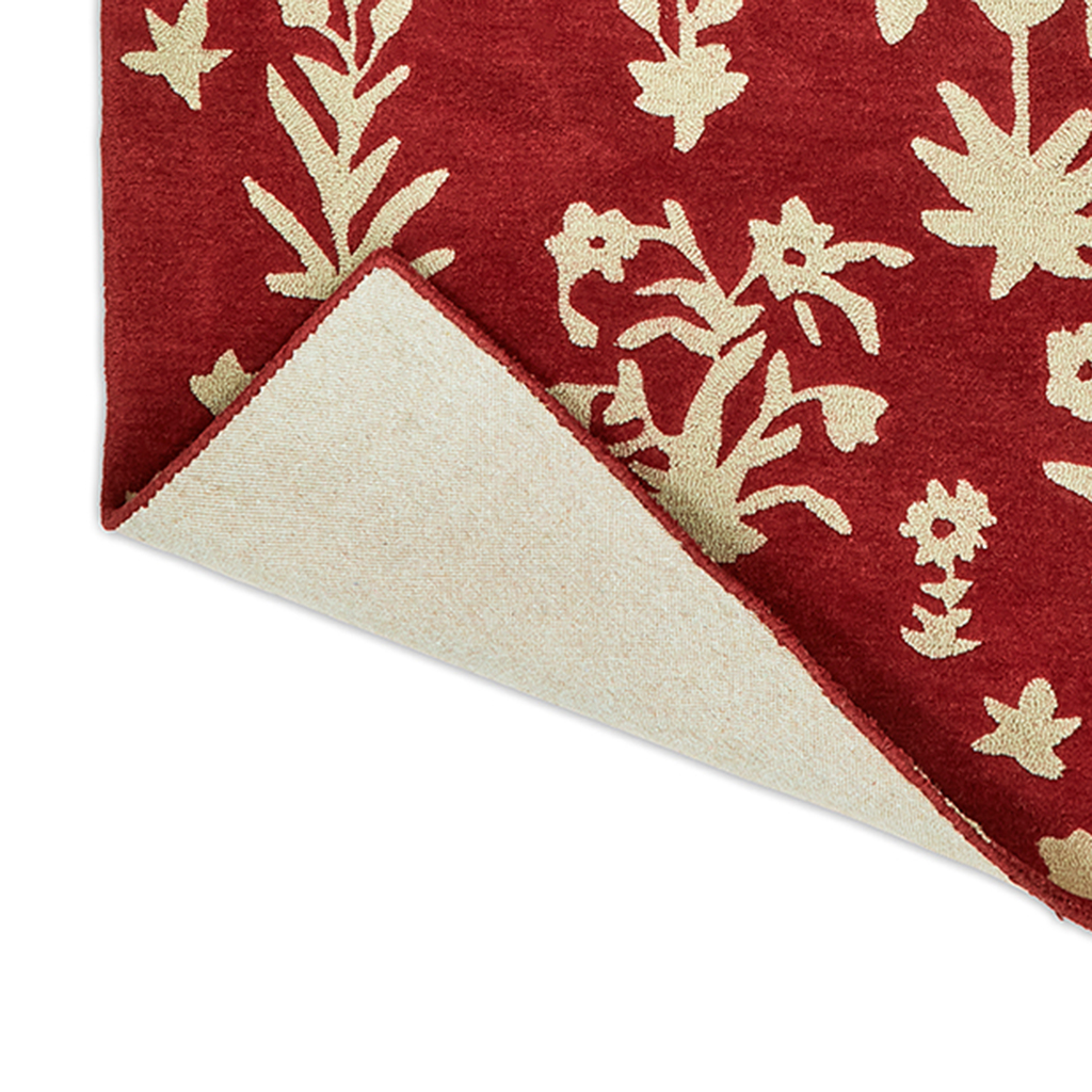 Жүн кілем Woodland Glade Damson Red 146800 | Өлшемі: 250 x 350 см