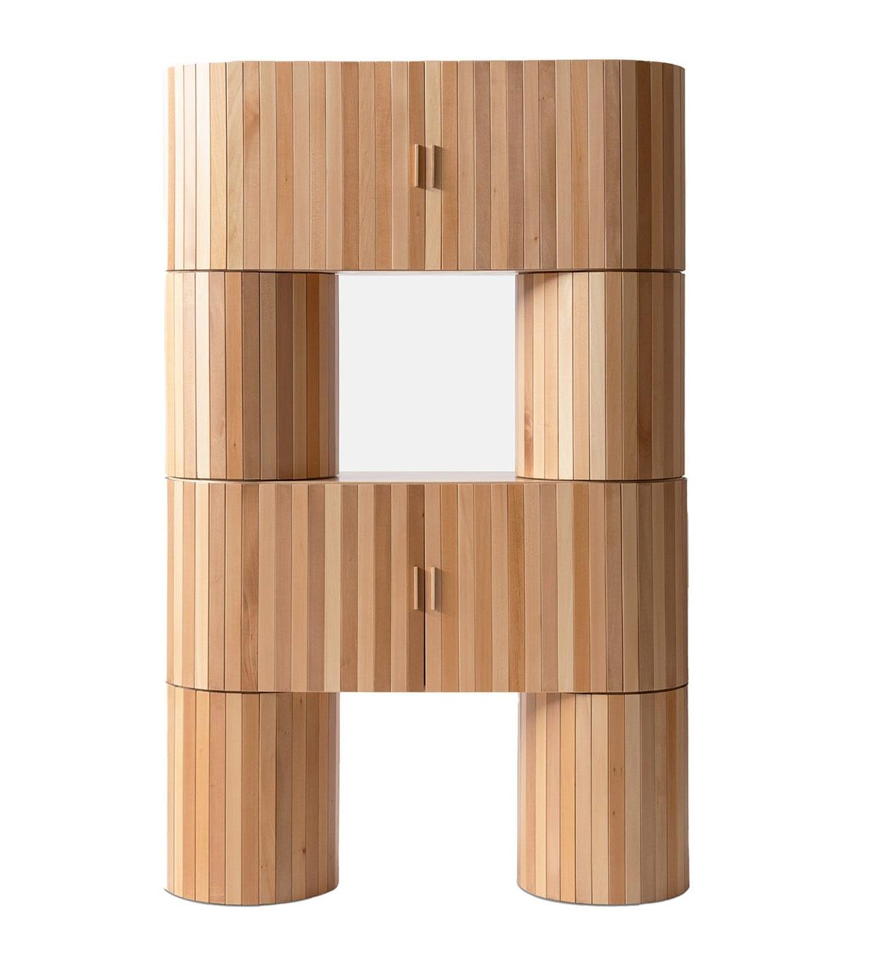 Шкаф из натуральной липы