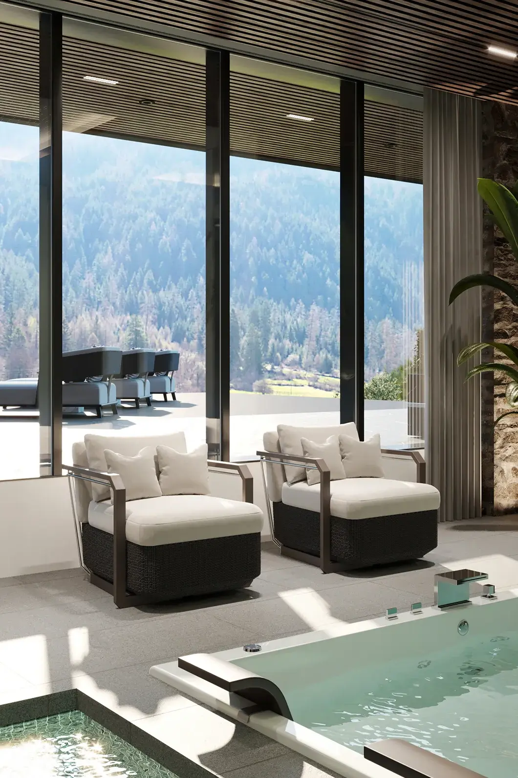 Кресло Heritage серое - 1