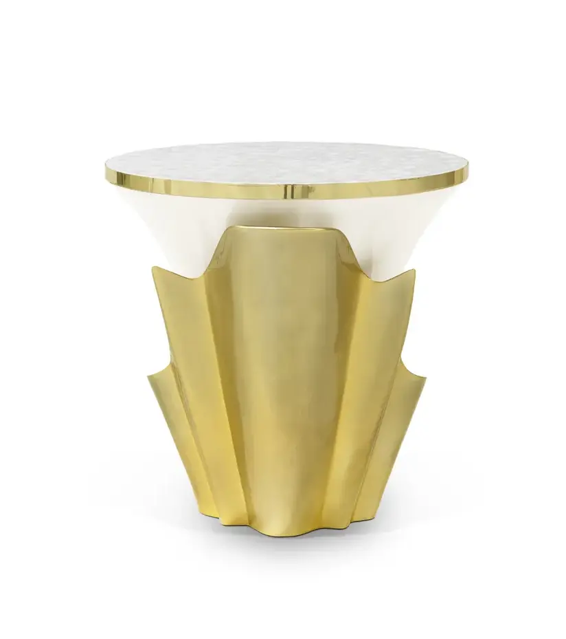 Приставной стол с перламутровой отделкой Solstice