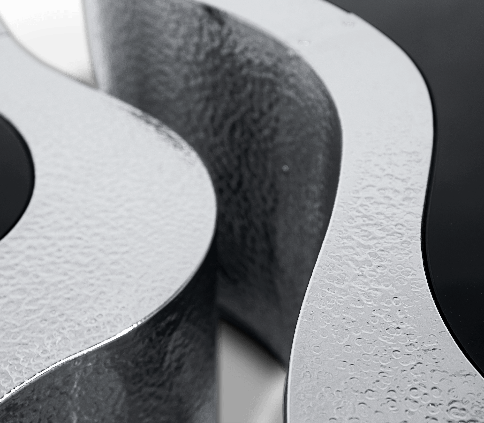 Набор журнальных столов Crest Hammered Stainless Steel