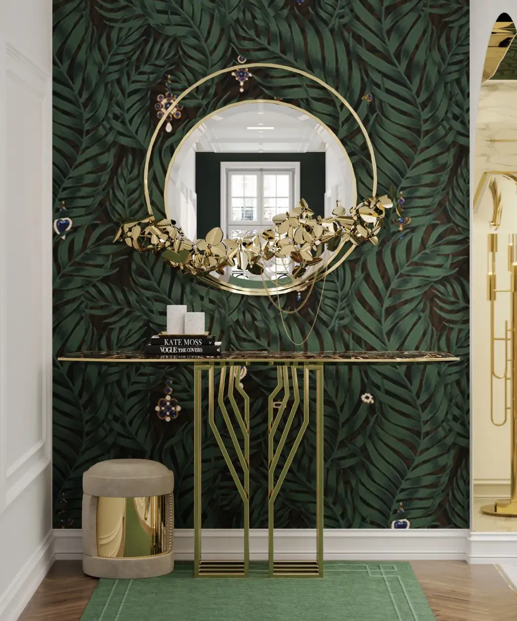 Настенное зеркало Royal II с подсветкой