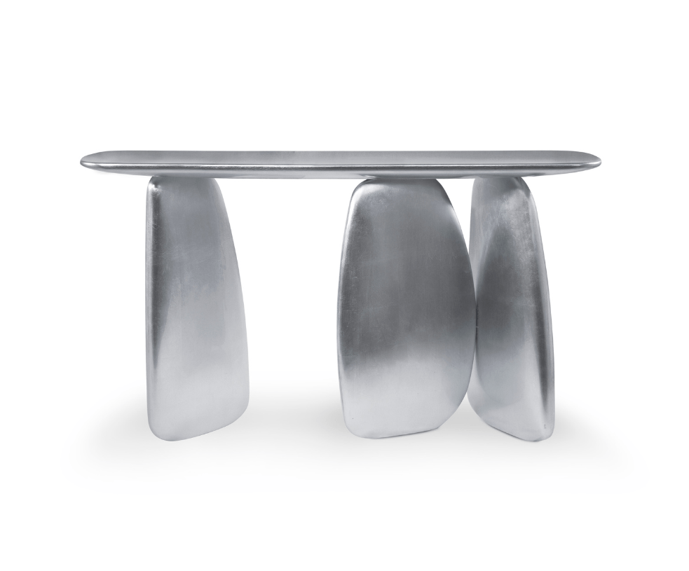 Скульптурная консоль Silver